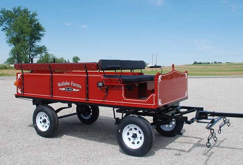 Fifth-Wheel Wagons | Weaver Wagons Dog Carting, Campground Ideas, Pull Wagon, Horses Tack, The Weaver, Horse Carriage, Fifth Wheel, Outdoor Christmas Decorations, Outdoor Christmas