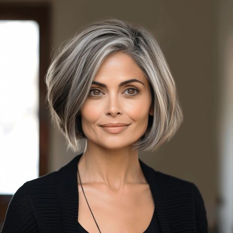 95 Best Hairstyles for Older Women Trending Right Now Short Hair Styling Ideas, Bob 2023, Angled Lob, Short Hair Styling, Hair Styling Ideas, Timeless Hairstyles, Hair 50, Hairstyles For Older Women, Medium Hair Styles For Women