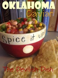 The Devilish Dish: Oklahoma Caviar Oklahoma Caviar Recipe, Black Eyed Pea Dip, Pea Dip, Munchies Recipes, State Recipes, Caviar Recipes, Black Eyed Pea, Easy Clean Eating, Tailgate Food