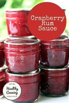 Healthy Canning, Rum Sauce, Jam Recipes Homemade, Canning Jam, Cranberry Sauce Recipe, Frozen Cranberries, Jam And Jelly, Cranberry Recipes, Jelly Recipes