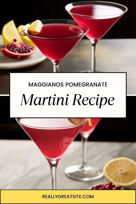 Maggianos Pomegranate Martini Recipe – Cravefuly Pomegranate Martini Recipe, Pomegranate Martini, Ocean Spray Cranberry, Bonefish Grill, Cranberry Juice Cocktail, Tequila Margarita, Raspberry Vodka, Martini Recipe, Pomegranate Molasses