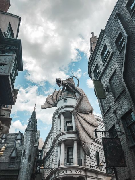 via: renie santos Harry Potter Orlando, Orlando Theme Parks, Orlando Parks, Travel Girl, Universal Studios Florida, Diagon Alley, Universal Studios Orlando, Islands Of Adventure, Harry Potter Wallpaper