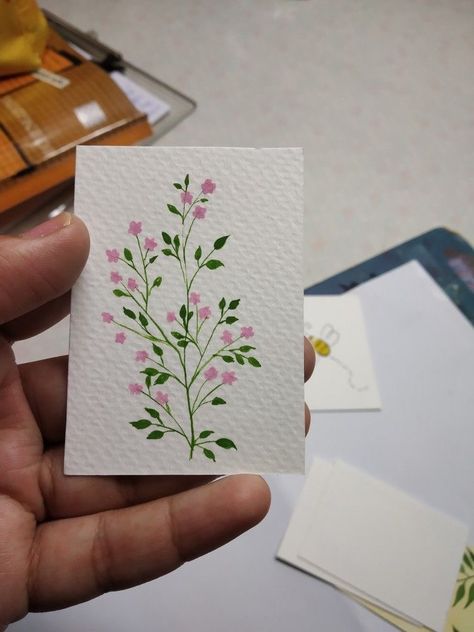 Simple Watercolor Flowers, Doodle Art Flowers, Bond Paper Design, Watercolor Flowers Tutorial, Watercolour Inspiration, Watercolor Flower Art, Painting Art Lesson, 수채화 그림, Watercolor Paintings Tutorials