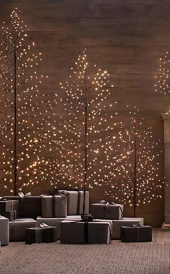 Modern Christmas Trees, Contemporary Christmas Trees, Modern Christmas Tree, Contemporary Christmas, Contemporary Homes, Eco Friendly Design, Christmas Tree Design, White Led Lights, Pine Trees