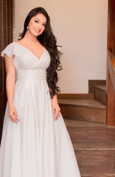 White Long Frocks For Women, Casual Frocks For Girls, Long Frock Designs For Women, Long Frocks For Women, Frock Designs For Women, Frocks For Women, Long Frocks For Girls, White Frock, Full Gown