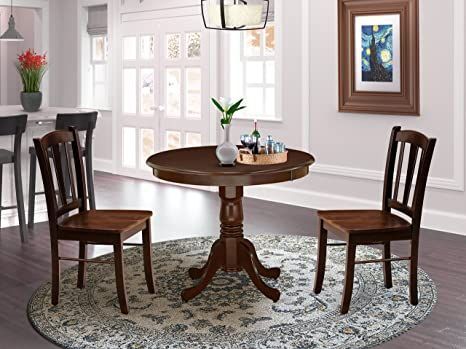 Wood Dining Room Table, Round Dining Table Modern, Modern Dining Table Set, Round Dining Room Table, Dining Table Dimensions, Kitchen Table Chairs, Wooden Dining Set, Wood Dining Room, Solid Wood Dining Set