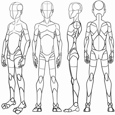 Art Body Proportions, Pose Sheet Drawing Reference, Character Turnaround Sheet Template Male, Body Proportions Reference, Male Character Model Sheet, Anatomy Turnaround, Character Model Sheet T Pose, Character Turnaround Reference, Character Turnaround Sheet Template