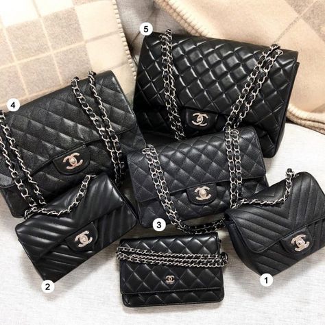 chanel classic flap bag sizes Budget Lifestyle, Bag Wardrobe, Chanel Handbags Classic, Chanel Classic Flap Bag, Classic Flap Bag, Chanel Logo, Classic Handbags, Classic Bags, Chanel Bags