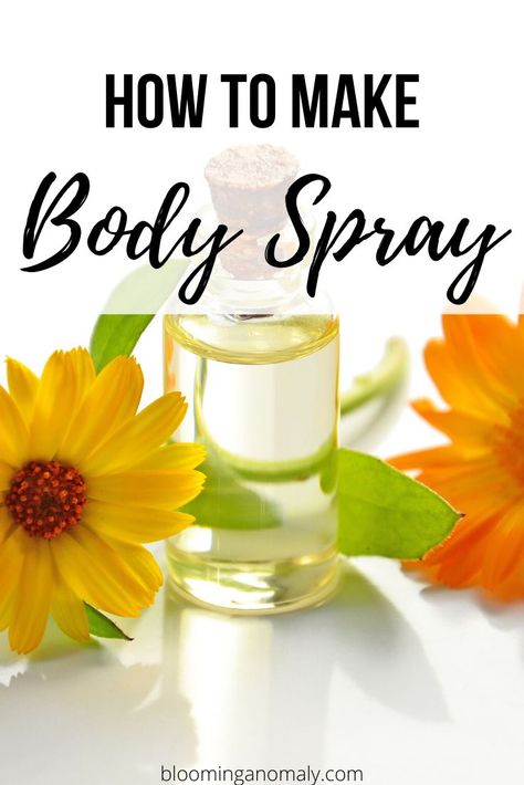 Do you love using body spray? Learn how to make body spray! Check out these great tips on how to make homemade body spray for women. #bodyspray #natural #essentialoil #forwomen Diy Body Spray Recipes, Homemade Body Spray, Body Spray Recipe, Diy Body Spray, Natural Body Spray, Vanilla Body Spray, Essential Oil Perfumes Recipes, Homemade Perfume, Body Oil Spray