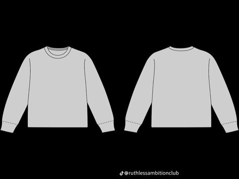 Mock Ups Clothing, Clothing Mockup Templates, Sweatshirt Mockup Free, Clothes Mockup Free, Streetwear Mockup, Minimal Shirt Design, Creative Fabric, Sweater Mockup, Clothing Templates