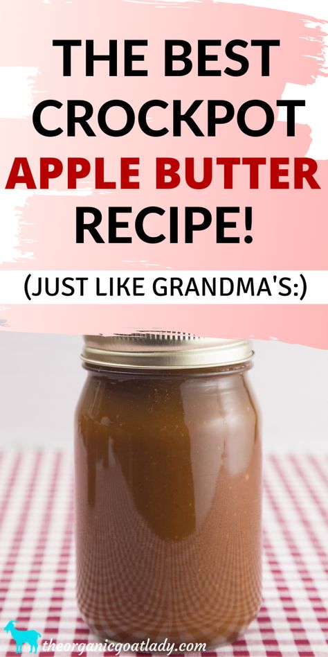 Can Apple Butter, Crockpot Apple Butter Recipe, Apple Recipes For Canning, Crockpot Apple Butter, Apple Recipes Easy Healthy, Gluten Free Apple Recipes, Canning Apples, Crockpot Apple, Apple Butter Crock Pot