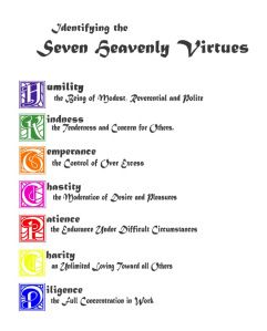 The Seven Heavenly Virtues – Do You See Them In Your Life Seven Heavenly Virtues, Heavenly Virtues, Christian Virtues, Faith Goals, World Religions, Seven Deadly Sins, Catholic Faith, Book Of Shadows, The Seven