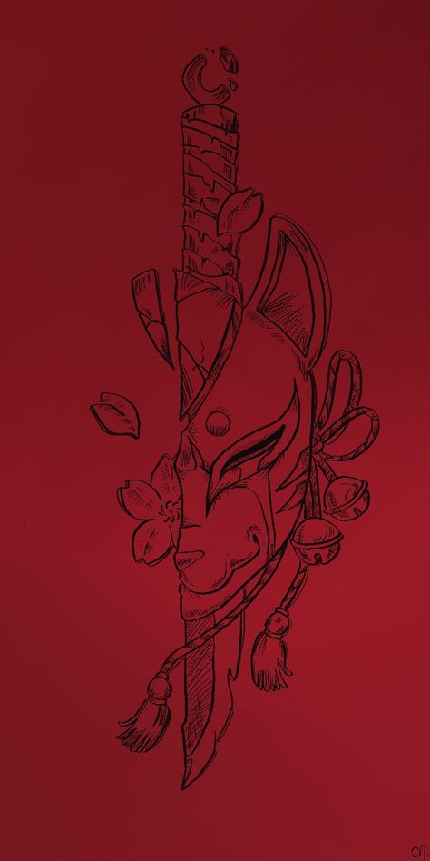 Kitsune Mask Wallpaper, Oni Mask Wallpaper, Kitsune Wallpaper, Mask Wallpaper, Japanese Fox Mask, Japan Wallpaper, Oni Mask Tattoo, Japanese Fox, Kitsune Mask