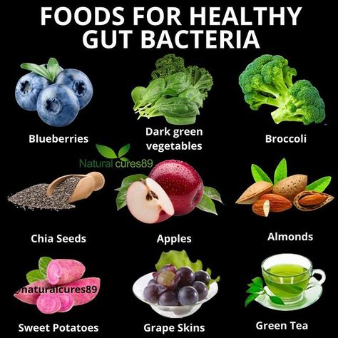 Foods For Healthy Gut, Gut Health Diet, Food Health Benefits, Healthy Food Facts, Healthy Lifestyle Food, Healthy Brain, Gut Bacteria, Gut Healing, Healing Food