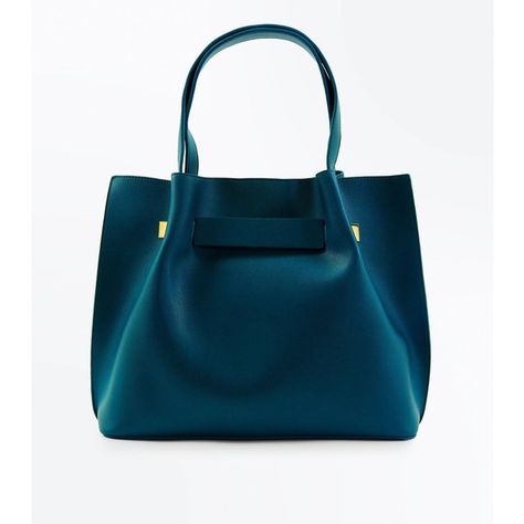 Teal Ruched Tote Bag ($27) ❤ liked on Polyvore featuring bags, handbags, tote bags, petrol blue, tote handbags, handbags totes, vegan leather tote, blue tote and vegan tote bags Teal Handbag, Teal Tote Bag, Teal Purse, Vegan Purses, Vegan Leather Tote Bag, Giada De Laurentiis, Blue Tote Bag, Vegan Handbags, Faux Leather Handbag