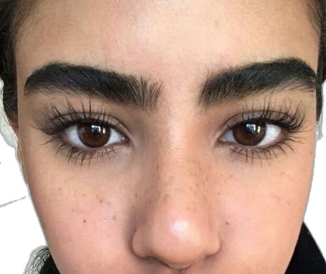 Thick Eyebrows Natural, Big Eyebrows, Eyebrows Goals, Big Eyelashes, Long Thick Eyelashes, Bushy Eyebrows, Big Lashes, Thick Brows, Perfect Eyelashes