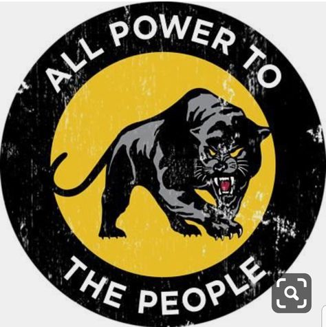 Untitled All Power To The People, Black Panthers Movement, Black Power Art, Panther Art, Panther Logo, Black Consciousness, Black Panther Party, Black Panthers, Black Knowledge