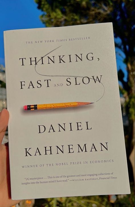 Explore the fascinating world of cognitive processes with insights into fast and slow thinking patterns. Gain valuable knowledge on decision-making and perception. #CognitiveScience #DecisionMaking #ThoughtProcesses Reading Nonfiction Aesthetic, Thinking Fast And Slow Book, Thinking Fast And Slow, Daniel Kahneman, Business Books Worth Reading, Thinking Patterns, Must Read Books, Empowering Books, Best Self Help Books