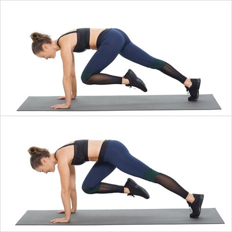 Mountain Climbers Quick Full Body Workout, Flat Abs Workout, Arms And Abs, Air Squats, Best Abs, Popsugar Fitness, Pilates Instructor, Mountain Climbers, Jump Squats