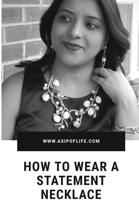 statement necklace Statement Necklace Outfit, Wardrobe Hacks, Simple Classic Wedding, Classic Wedding Gown, Statement Jewelry Necklace, Mommy Fashion, Trendy Stuff, Fashion On A Budget, Necklace Outfit