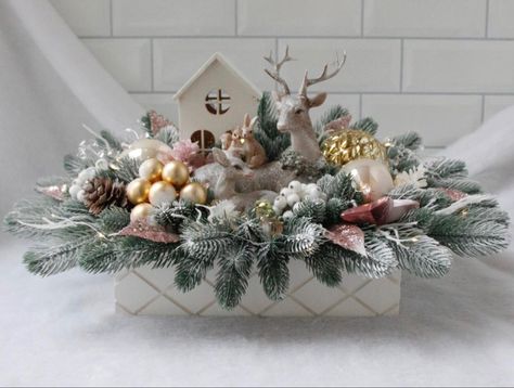 Diy Handmade, Crafts Diy, Christmas Wreaths, Diy Home Decor, Home Diy, Christmas Decorations, Holiday Decor, Floral, Flowers