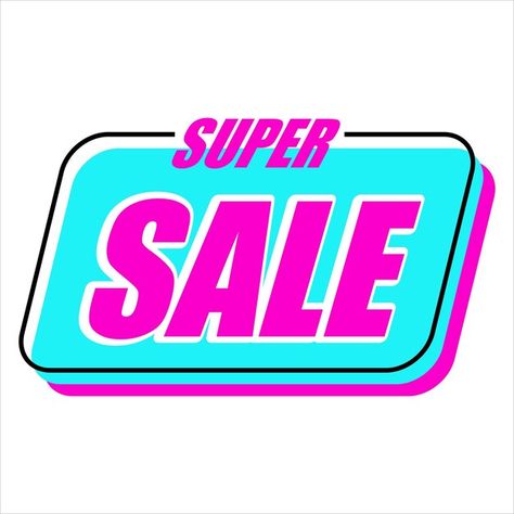 Super sale writing in blue and pink Prem... | Premium Vector #Freepik #vector #super-deal #price-poster #market-flyer #special-deal Special Price Design Poster, Special Price Design, Super Deal, Sale Flyer, Super Sale, Blue And Pink, Special Price, Premium Vector, Poster Design