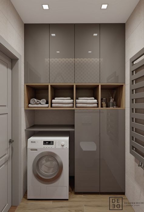 Laundry Room Layouts, Laundry Design, Modern Laundry Rooms, Laundry Room Cabinets, Laundry Room Inspiration, Small Laundry Rooms, Laundry Room Storage, Kitchen Room Design, Kitchen Remodeling Projects