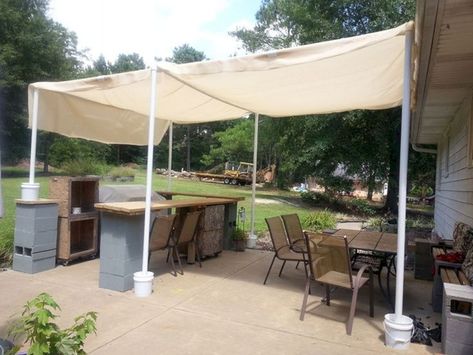 If you’re looking for garden shade structure plans images information related to the garden shade structure plans interest, you have pay a visit to the right blog. Backyard Shade Structure, Gazebo Diy, Diy Patio Ideas, Diy Patio Cover, Deck Shade, Diy Gazebo, Backyard Shade, Backyard Canopy, Grill Area