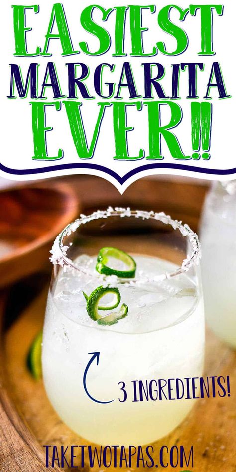 Make this delicious and refreshing Limeade Margarita Recipe right at home with just 3 simple ingredients! #limeademargarita #margaritarecipe Simple Margarita Recipes, Limeade Margarita Recipe, Margarita On The Rocks Recipe, Simple Margarita, Margarita Mix Recipe, Limeade Margarita, Best Margarita, Easy Margarita Recipe, Easy Margarita