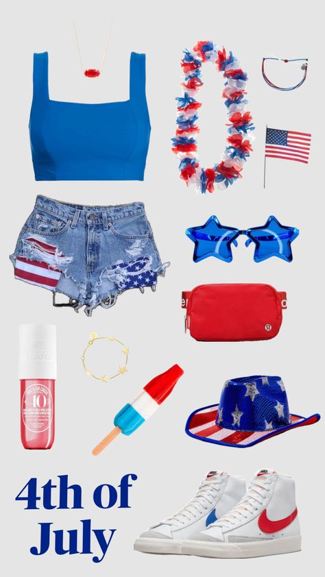 4th of July outfit inspo #usa #4thofjuly #4thofjulyoutfitinspo #outfitinspo #redwhiteandblue #america #trending #fyp #foryou July Outfits, 4th Of July Outfit, Holloween Costume, Preppy Summer Outfits, Casual Preppy Outfits, Fits Clothes, 4th Of July Outfits, Cute Preppy Outfits, Preppy Summer