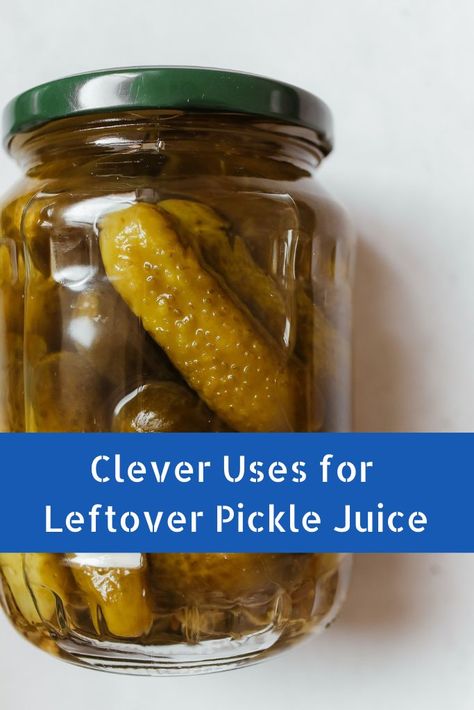 What can you do with leftover pickle juice? From drinking it straight to meat marinades, this pickle by-product has a ton of fantastic uses. Pickle Juice Recipe, Leftover Pickle Juice, Pickle Juice Benefits, Pickle Juice Uses, Dill Pickle Juice, Survival Recipes, Meat Marinades, Dill Pickle Pasta Salad, Pickled Okra