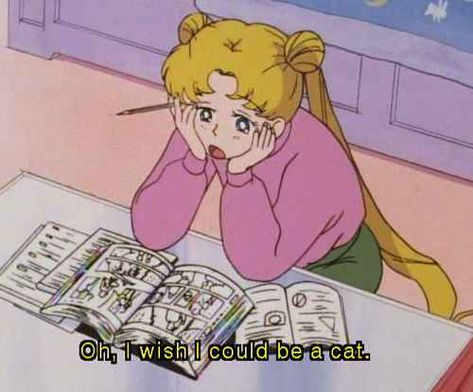 When you were just over everything. (And wished you could be a cat.) | 17 Times "Sailor Moon" Totally Got You Sailor Moon, A Girl, Moon, Memes, Funny