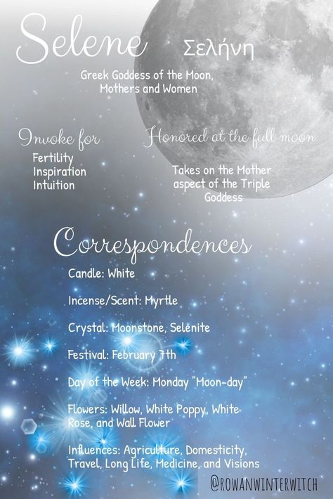 Selene Greek Mythology, Greek Paganism, Greek Goddess Selene, Moon Priestess, Selene Goddess, Goddess Selene, Greek Titans, Goddess Magick, Lunar Witch