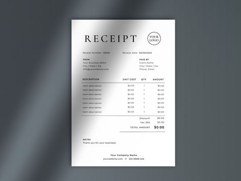 Receipt organization