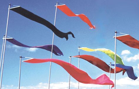 Wind Dancers - multi color Chic Party Decor, Flying Banner, Wind Dancer, Earth Photos, Marketing Graphics, Church Banners, Windy Day, Festival Design, Graphics Inspiration