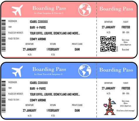 Boarding Pass Invitation Template, Fake Plane Ticket, Airport Theme, Ticket Template Free, Boarding Pass Invitation, Boarding Pass Template, Boarding Passes, Free Printable Gifts, Airplane Tickets