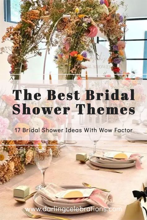 17 of the prettiest Bridal Shower themes and ideas for a gorgeous Bridal Shower. #bridalshower #bridalshowerthemes #bridalshowerideas Summer Bridal Shower Themes, Spring Bridal Shower Themes, Enchanting Backyard, Floral Bridal Shower Theme, Unique Bridal Shower Themes, Bridal Shower Colors, Bridal Shower Themes, Outdoor Bridal Showers, Garden Party Bridal Shower