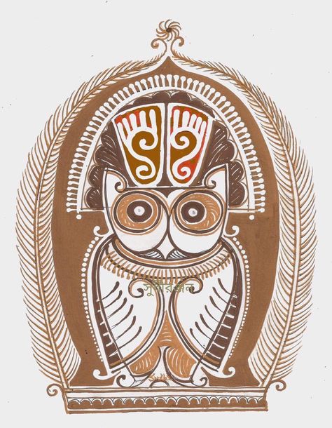 Owl Alpona, Shantiniketan Alpona Design, Joyeeta Art, Worli Painting, Indian Traditional Paintings, Alpona Design, Bengali Art, Contemporary Folk Art, Durga Painting