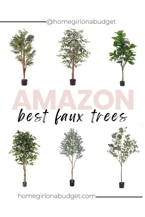 Fake Indoor Trees, Ficus Tree Indoor, Tall Fake Plants, Artificial Indoor Trees, Faux Trees, Fiddle Leaf Tree, Corner Plant, Indoor Tree, Faux Olive Tree