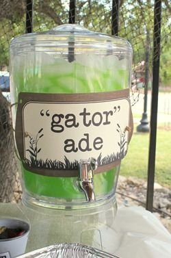 One blessing after another...: An Alligator Swamp Party! Alligator Swamp, Alligator Birthday Parties, Swamp Party, Wild Kratts Party, Alligator Birthday, Zoo Birthday Party, Reptile Party, Wild Birthday Party, Jungle Theme Parties