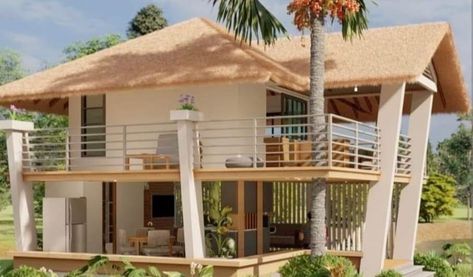 Hut Design Ideas, Nipa Hut Design, Rest House Philippines, Bahay Kubo Design, Modern Bahay Kubo, Nipa Hut, Philippines House, Hut Design, Beach Farmhouse