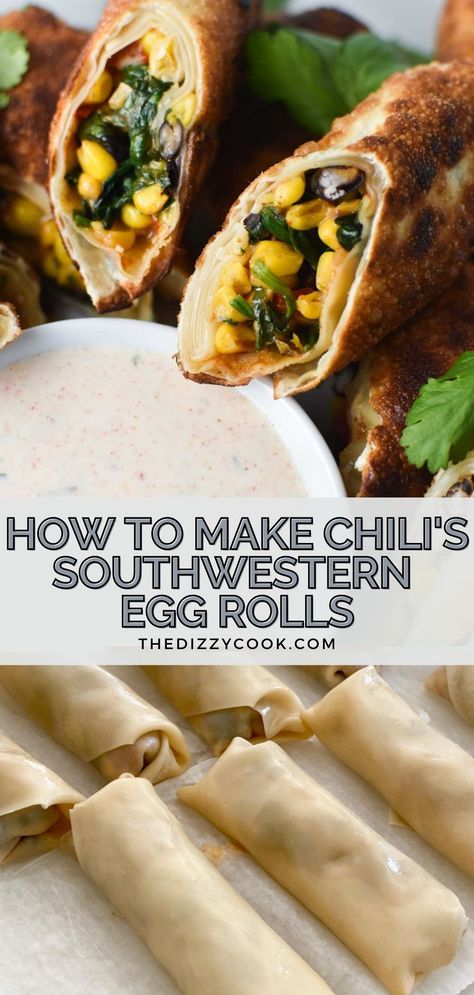 Egg Rolls Recipe Air Fryer, Egg Roll Dip, Southwest Eggrolls Recipe, Southwest Eggrolls, Veggie Egg Rolls, Vegetarian Egg Rolls, Southwest Egg Rolls, Southwestern Egg Rolls, Egg Rolls Recipe