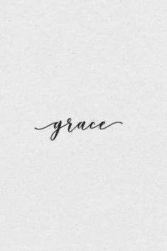 Grace Arm Tattoo, Grace Cursive Tattoo, Give Grace Tattoo, Amazing Grace Tattoo Ideas, Grace In Cursive, Grow In Grace Tattoo, Cursive Tattoo Fonts For Men, Cursive G Tattoo, Grace Tattoos For Women