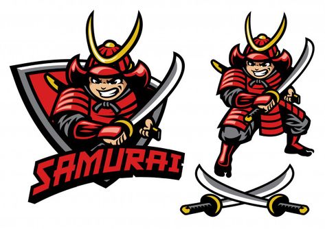 Samurai Cartoon, Monkey Logo Design, Ninja Logo, Spartan Logo, Plant Doodle, Monkey Logo, Computer Vector, Hair Vector, Sports Logo Design