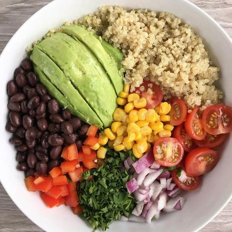 Quinoa Buddha Bowl, Southwest Quinoa, Rice Beans, Makanan Diet, Sloppy Joe, Buddha Bowl, Healthy Gluten Free, Idee Pasto Sano, Quinoa Salad