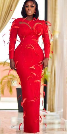 https://pin.it/jk2WimSpD Red Lace Dress Outfit, Lace Dress Outfit, Nails For Bride, Classy Gowns, Chic Dress Classy, Outfit Classy, African Lace Dresses, Wedding Nails For Bride, African Inspired Fashion