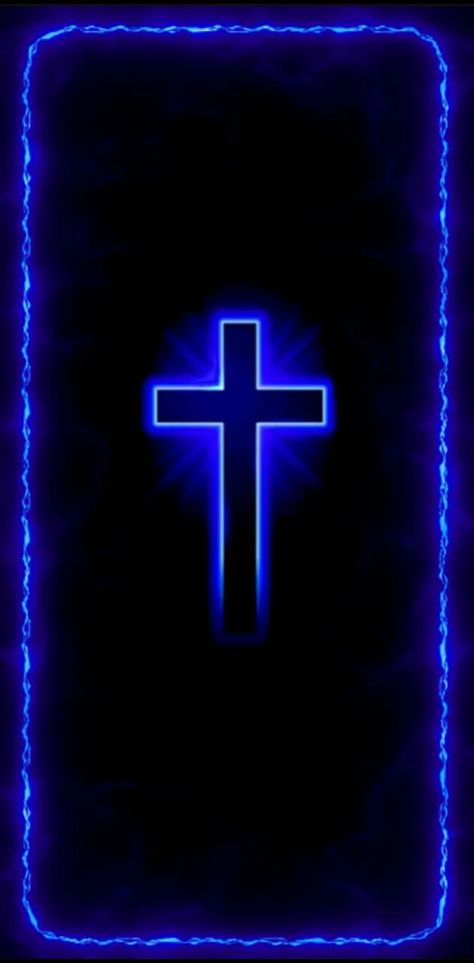 blue neon cross wallpaper by Prism1360 - Download on ZEDGE™ | 95c0 Christian Cross Wallpaper Iphone, Neon Cross Wallpaper, Neon Blue Background, American Flag Wallpaper Iphone, Christian Cross Wallpaper, Neon Cross, Jesus Cross Wallpaper, Attractive Wallpapers, Blue Neon Lights