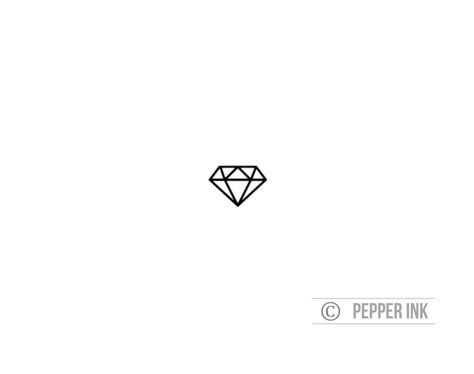 Popular items for diamond tattoo on Etsy Diamond Small Tattoo, Simple Diamond Tattoo Design, Tiny Diamond Tattoo, Simple Diamond Tattoo, Diamond Finger Tattoo, Tattoo Diamond, Small Diamond Tattoo, Diamond Tattoo Designs, Diamond Tattoo