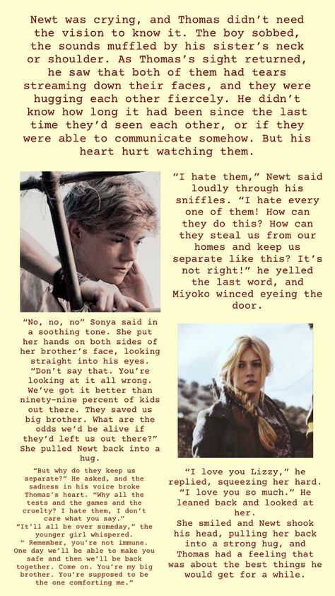 The Fever Code (Page numbers 177-178) Newt And Sonya, Maze Runner Wallpaper, Maze Runner Newtmas, Dylan Maze Runner, The Fever Code, Narnia Imagines, Runner Wallpaper, The Maze Runner Newt, Maze Runner Newt