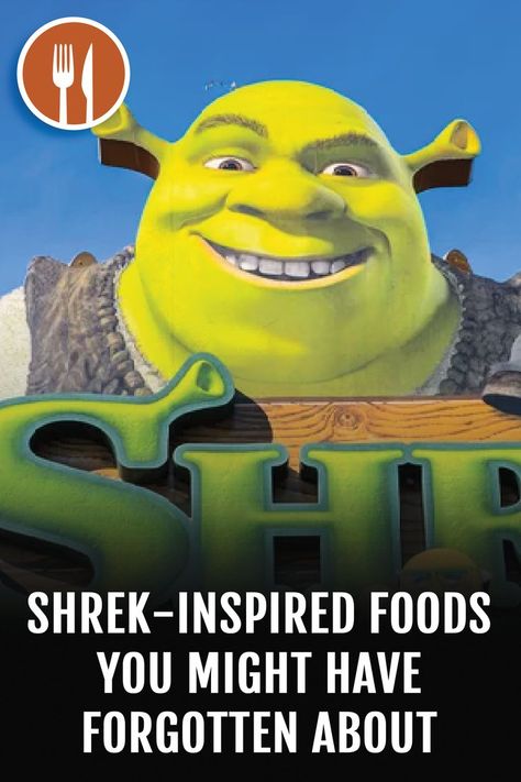 From the odd to the outlandish, we have compiled a list of all the Shrek-inspired edible treats you might have forgotten about. Rock Crafts, Daily Meals, Shrek, Food Inspiration, Snacks, Green